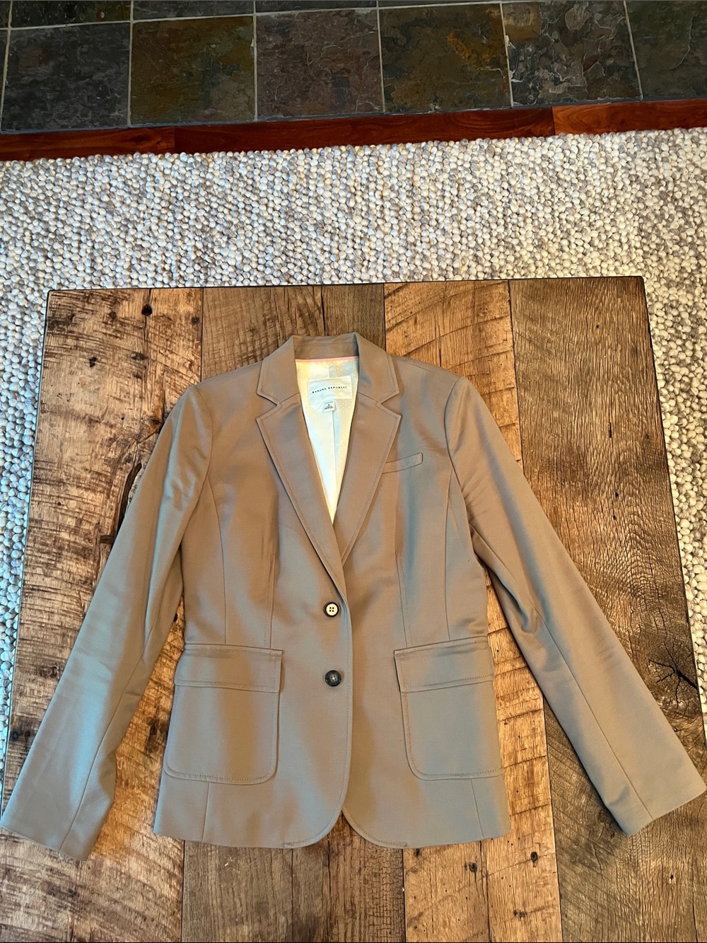 Banana Republic stretch suit blazer jacket